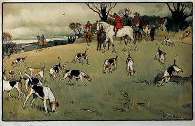 Scena di caccia, una traccia da Cecil Charles Windsor Aldin