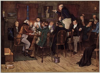 Illustrazione per The Pickwick Papers di Cecil Aldin da Cecil Charles Windsor Aldin