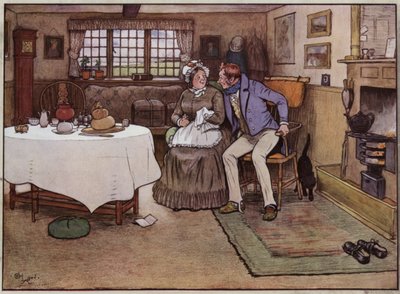 Illustrazione per The Pickwick Papers di Cecil Aldin da Cecil Charles Windsor Aldin