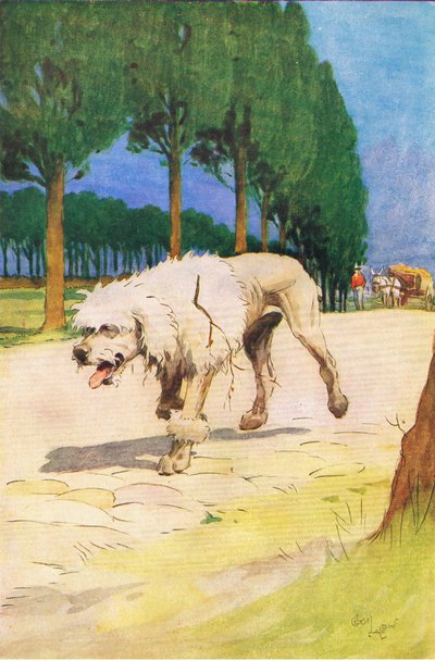 Moufflou (dalla storia Moufflou), illustrazione da A Staircase of Stories pubblicato da Thomas Nelson & Sons Ltd anni 