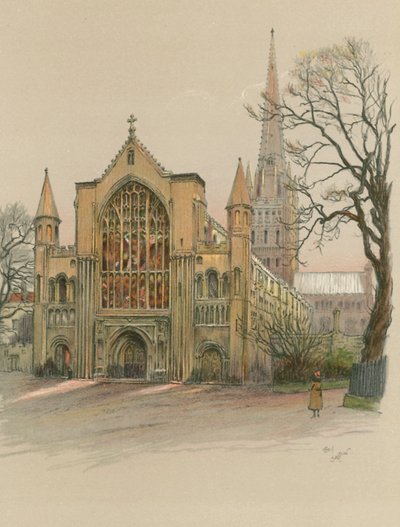 Cattedrale di Norwich da Cecil Charles Windsor Aldin