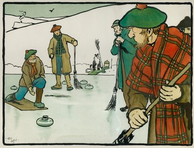 Vecchi sport e giochi inglesi: Curling da Cecil Charles Windsor Aldin
