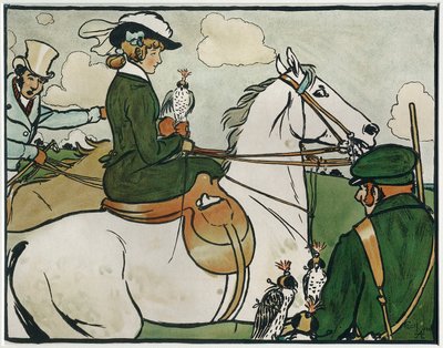 Sport e giochi inglesi antichi: Falconeria da Cecil Charles Windsor Aldin
