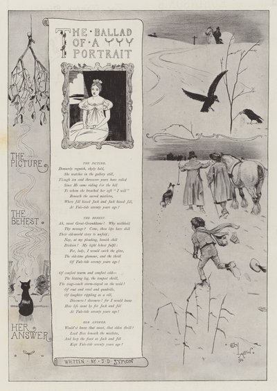 La Ballata di un Ritratto, di J D Symon da Cecil Charles Windsor Aldin