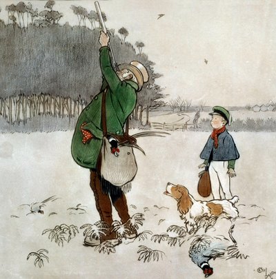 Il cacciatore che spara alle anatre da Cecil Charles Windsor Aldin