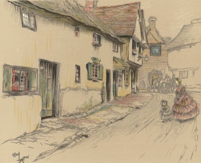The George Inn, Dorchester da Cecil Charles Windsor Aldin