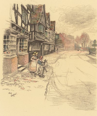 The Kings Head, Ombersley da Cecil Charles Windsor Aldin