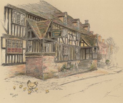 The Talbot Inn, Chaddesley Corbet da Cecil Charles Windsor Aldin