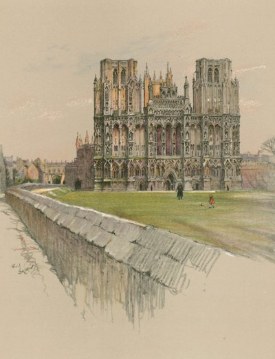 Cattedrale di Wells da Cecil Charles Windsor Aldin