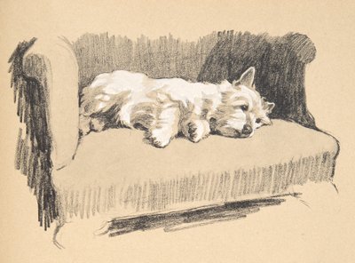 West Highlander, 1930, illustrazioni dal suo Sketch Book utilizzato per 