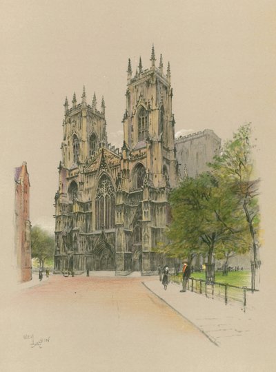Cattedrale di York da Cecil Charles Windsor Aldin