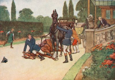 York si sedette prontamente sulla sua testa per impedirle di lottare da Cecil Charles Windsor Aldin