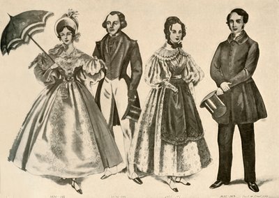 Abbigliamento dal 1824-1835, 1907, 1937 da Cecil W. Trout