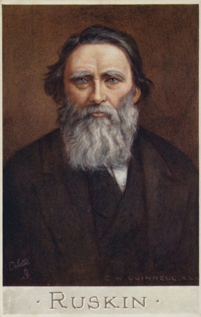 John Ruskin (1819-1900), scrittore, critico d
