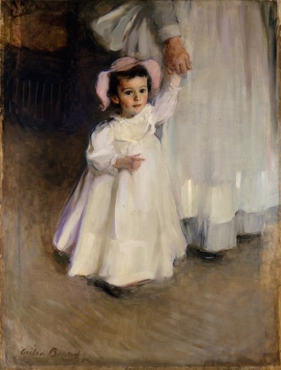 Ernesta (bambina con infermiera) da Cecilia Beaux