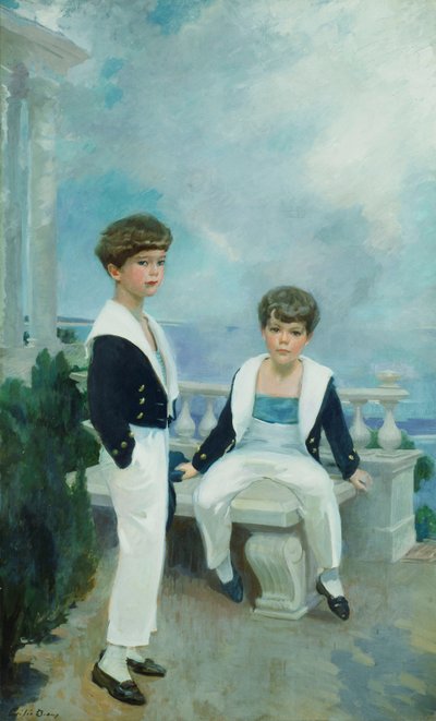 I ragazzi Velie (Craig Combes Velie e John Deere Velie), c.1913 da Cecilia Beaux