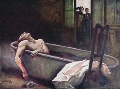 La morte di Horace Wells (1815-48) 1908 da Cecilio Pla Gallardo