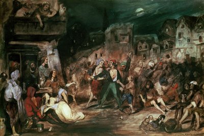 Gringoire nella Corte dei Miracoli, illustrazione dal capitolo VI di 