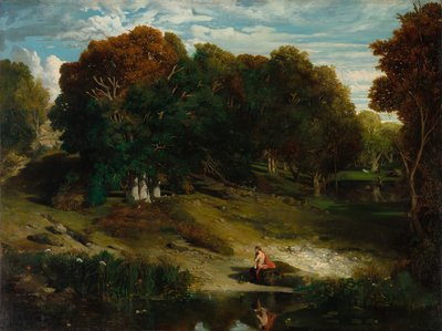 Nella Foresta da Celestin Francois Nanteuil