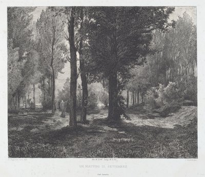 Un mattino di settembre da Celestino Turletti, after Clemente Pugliese Levi