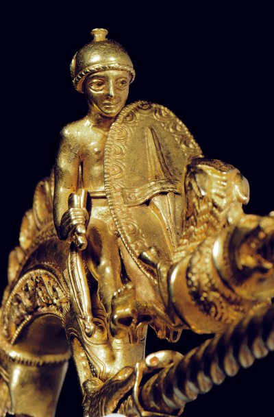 Fibula di guerriero La Tène di grande importanza, dettaglio da Celtic