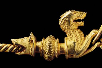 Fibula del guerriero La Tène, (dettaglio) da Celtic