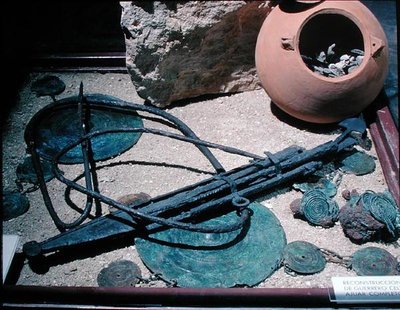 Ricostruzione di una tomba di guerriero da Celtic Celtic