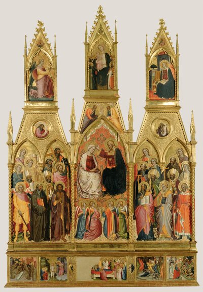 Polittico con incoronazione della Vergine e santi da Cenni di Francesco