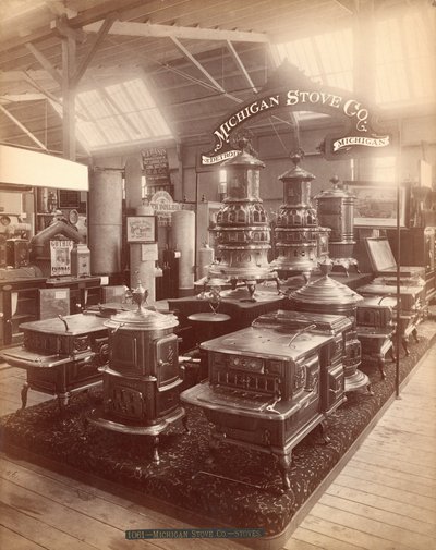 Esposizione della Michigan Stove Co., Esposizione Centennale, Filadelfia da Centennial Photographic Co.