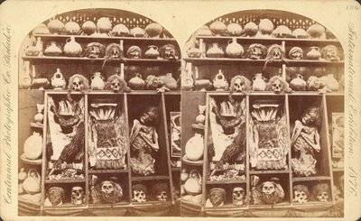 Mummie e ceramiche peruviane da Centennial Photographic Co.