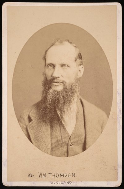 Ritratto di Sir William Thomson, 1° Barone Kelvin 1824-1907, 1876 da Centennial Photographic Company