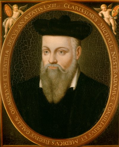 Ritratto di Michel de Nostradamus, noto come Nostradamus, astrologo da Cesar Nostradamus