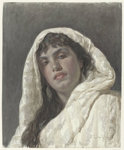 Busto di una donna orientale da Cesare Biseo