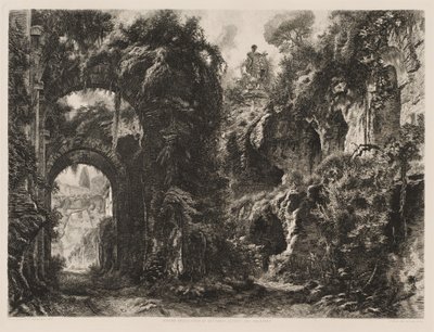 Rovine della casa di Settimio Severo sul Palatino da Cesare Biseo