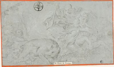 Copia della Scena dalla Vita di Silla, affresco nella Sala di Saturno, Palazzo Pitti da Cesare Dandini