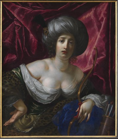 Donna ritratta come la dea Diana da Cesare Dandini