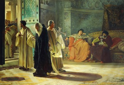 Deposizione di Papa Silverio, 537 da Cesare Maccari