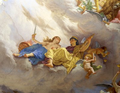 Dettaglio del soffitto (dettaglio) da Cesare Mariani