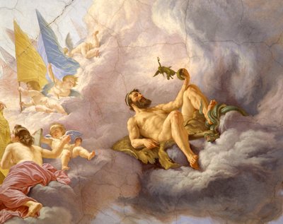 Dettaglio del soffitto (dettaglio) da Cesare Mariani