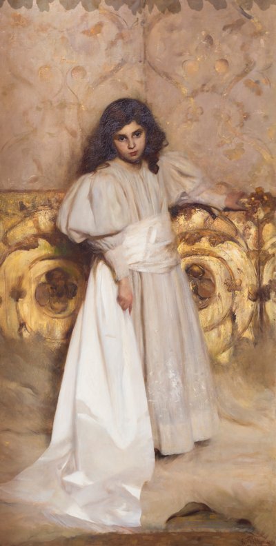 Ritratto della figlia Irene da Cesare Tallone