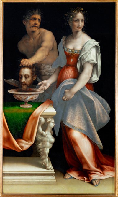Salomè con la testa del Battista ... da Cesare da Sesto