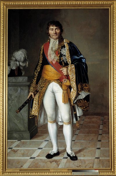 Ritratto a figura intera del Maresciallo Francois Joseph Lefebvre, Duca di Danzica, Maresciallo dell