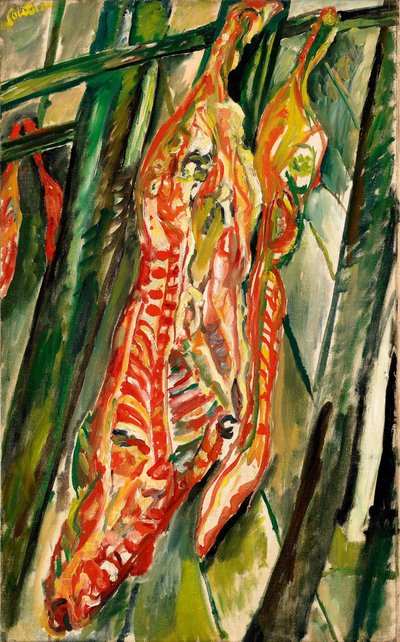 Carcassa di manzo, c. 1920 da Chaim Soutine