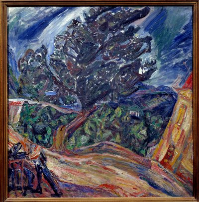 Grande albero blu da Chaim Soutine