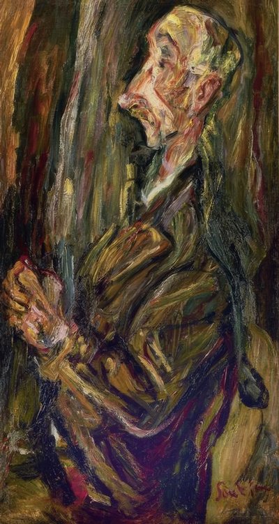 Uomo in preghiera - XX secolo - Espressionismo francese da Chaim Soutine