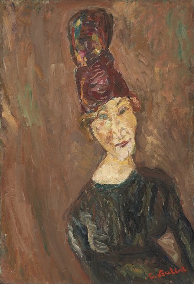 La donna con il grande cappello, ca 1919 da Chaim Soutine