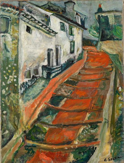 La scala rossa a Cagnes da Chaim Soutine