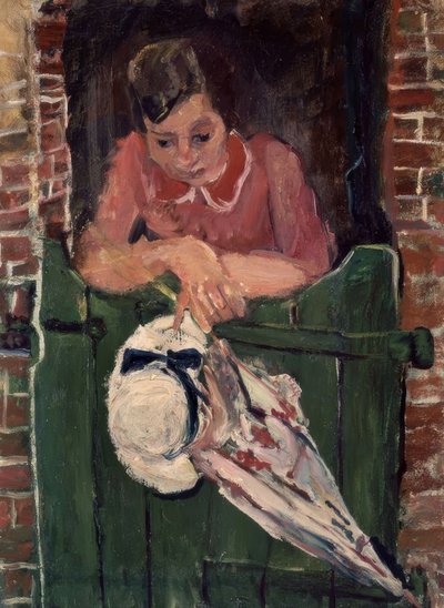 Donna con un ombrello da Chaim Soutine