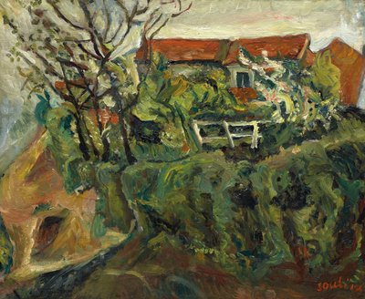 Maisons dans un paysage, ca 1918-1919 da Chaim Soutine