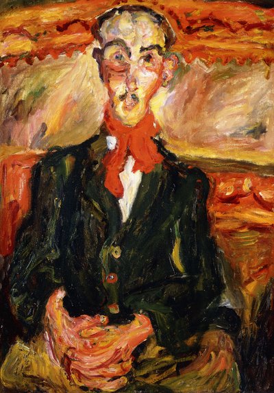 Uomo con Sciarpa Rossa da Chaim Soutine